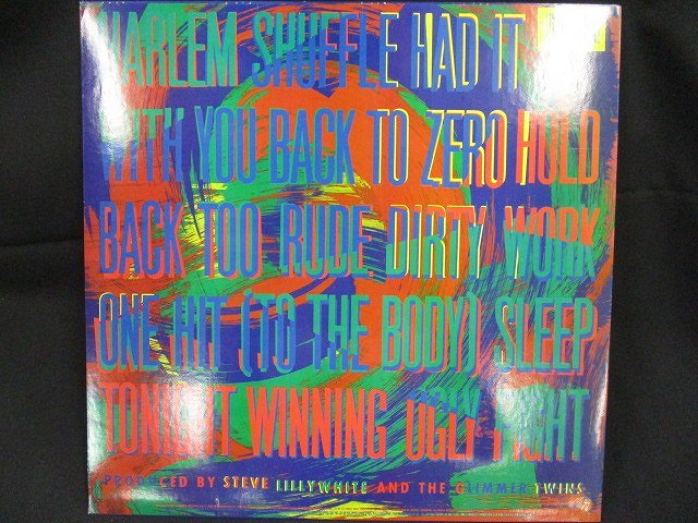 Rolling Stones Dirty Work LP Record Imported OC40250 Used Excellent Sound