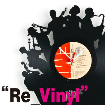 Re Vinyl Pavel Sidorenko Wall Clock Recycled Antique Vinyl Record Used