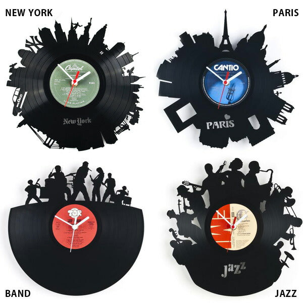 Re Vinyl Pavel Sidorenko Wall Clock Recycled Antique Vinyl Record Used